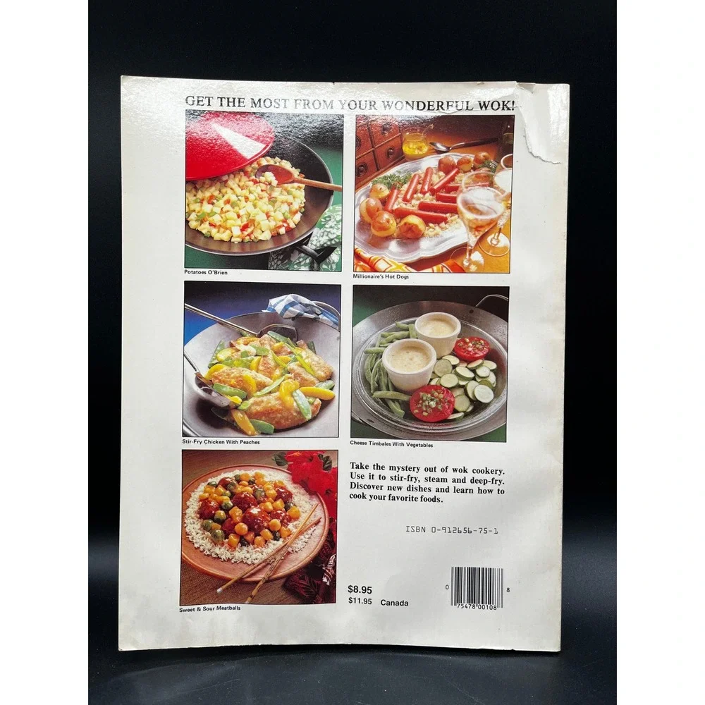 Ceil Dyer‎ Wok Cookery Cookbook 212 Recipes Stir Fry Deep Fry Steam Braise HP
